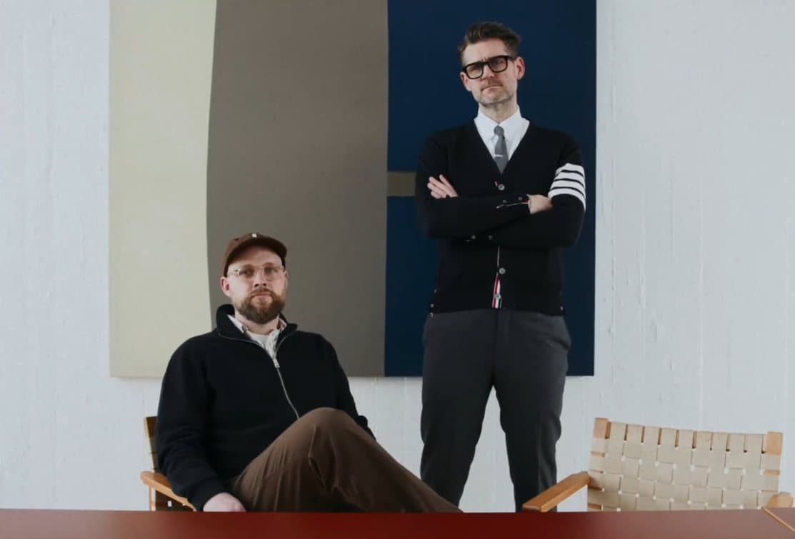 Two members of the Kretya Studio team
